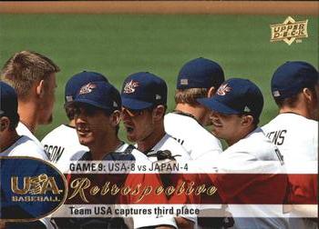 2009 Upper Deck - USA National Team Retrospective #USA-13 Team USA Captures Third Place Front