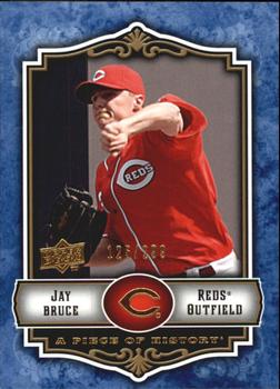 2009 Upper Deck A Piece of History - Blue #24 Jay Bruce Front