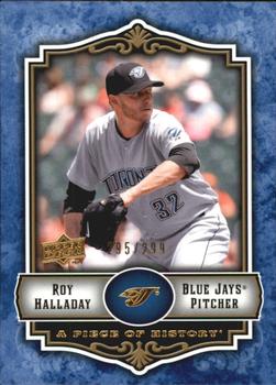 2009 Upper Deck A Piece of History - Blue #96 Roy Halladay Front