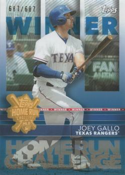 2020 Topps - Home Run Challenge Winners July/August #HRC-16 Joey Gallo Front