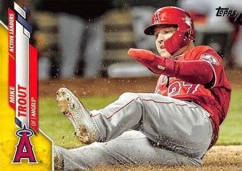 2020 Topps Update - Yellow #U-119 Mike Trout Front