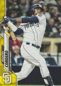 2020 Topps Update - Yellow #U-226 Franchy Cordero Front