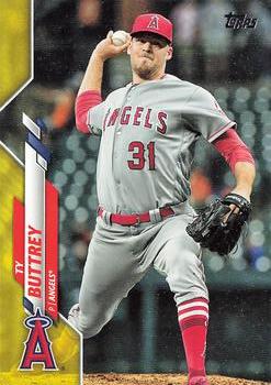 2020 Topps Update - Yellow #U-262 Ty Buttrey Front