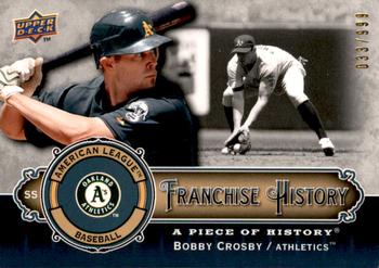 2009 Upper Deck A Piece of History - Franchise History #FH-BC Bobby Crosby Front