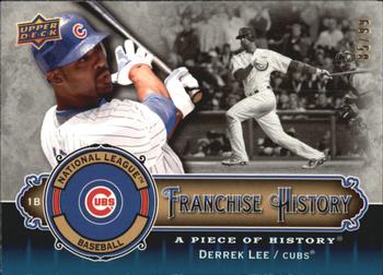 2009 Upper Deck A Piece of History - Franchise History Turquoise #FH-DL Derrek Lee Front