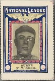 1914 Pritchard Publishing Giants/Yankees Stamps #NNO George Burns Front