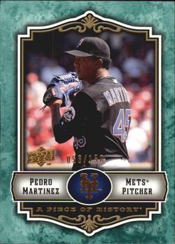 2009 Upper Deck A Piece of History - Green #61 Pedro Martinez Front