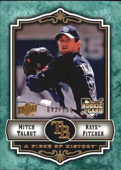 2009 Upper Deck A Piece of History - Green #150 Mitch Talbot Front