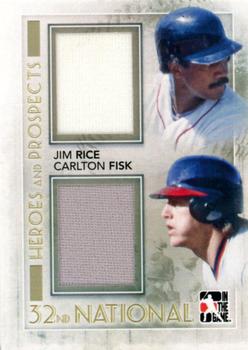 2011 In The Game Heroes & Prospects 32nd National #HPBR-39 Jim Rice / Carlton Fisk Front