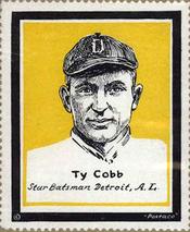 1915 Postaco Stamps #NNO Ty Cobb Front