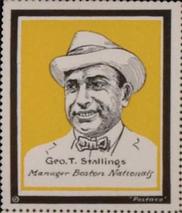 1915 Postaco Stamps #NNO George Stallings Front