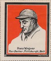 1915 Postaco Stamps #NNO Honus Wagner Front