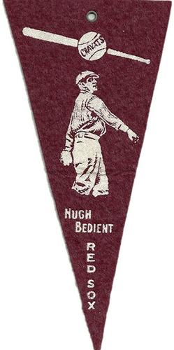 1913 Cravats Felt Pennants #NNO Hugh Bedient Front