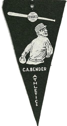 1913 Cravats Felt Pennants #NNO Chief Bender Front