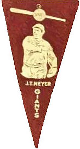 1913 Cravats Felt Pennants #NNO Chief Meyers Front