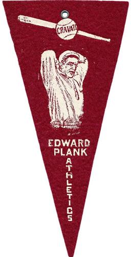 1913 Cravats Felt Pennants #NNO Edward Plank Front