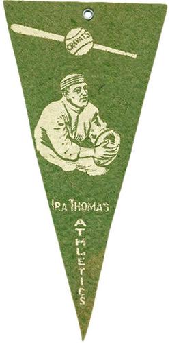 1913 Cravats Felt Pennants #NNO Ira Thomas Front