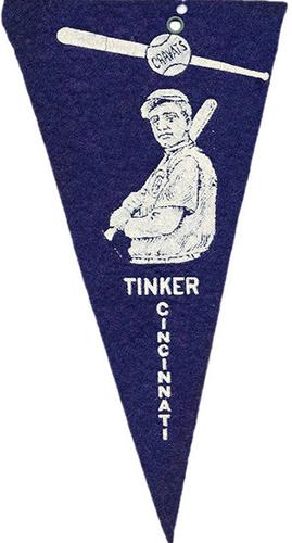 1913 Cravats Felt Pennants #NNO Joe Tinker Front