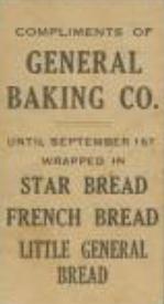 1914 General Baking (D303) #NNO Tris Speaker Back