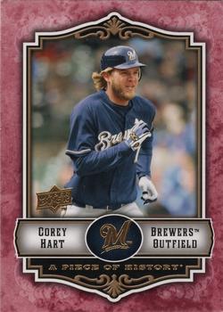 2009 Upper Deck A Piece of History - Red #52 Corey Hart Front