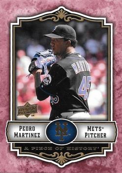 2009 Upper Deck A Piece of History - Red #61 Pedro Martinez Front