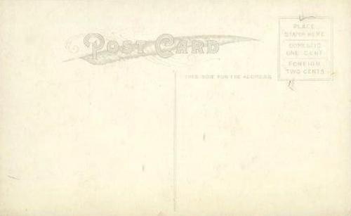 1907-10 Novelty Cutlery Postcards (PC805) #NNO Johnny Evers / Germany Schaefer Back