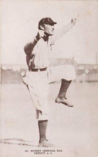 1913-15 Pinkerton Scorecards / Photocards (W530) #153 Hughie Jennings Front