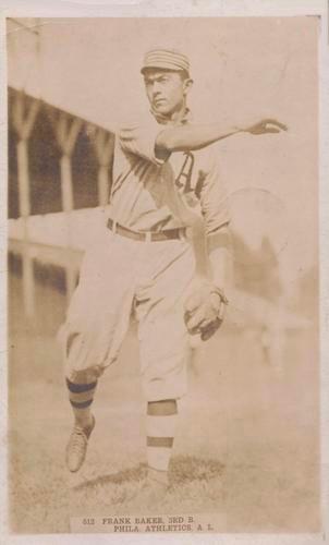 1913-15 Pinkerton Scorecards / Photocards (W530) #512 Home Run Baker Front