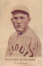 1920 W-UNC Shoulderless Players #NNO Rogers Hornsby Front