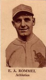 1920 W-UNC Shoulderless Players #NNO Eddie Rommel Front