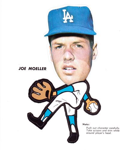 1963 Los Angeles Dodgers Pin-Ups #NNO Joe Moeller Front