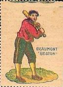 1909-10 German Baseball Stamps #NNO Ginger Beaumont Front
