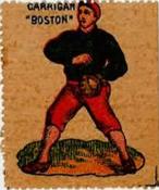 1909-10 German Baseball Stamps #NNO Bill Carrigan Front