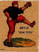 1909-10 German Baseball Stamps #NNO Larry Doyle Front