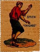 1909-10 German Baseball Stamps #NNO Frank Smith Front