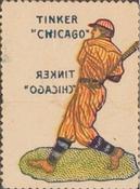 1909-10 German Baseball Stamps #NNO Joe Tinker Front