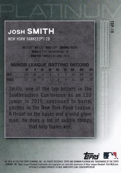 2020 Bowman Platinum - Top Prospects #TOP-18 Josh Smith Back