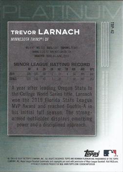 2020 Bowman Platinum - Top Prospects #TOP-42 Trevor Larnach Back