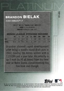 2020 Bowman Platinum - Top Prospects #TOP-63 Brandon Bielak Back