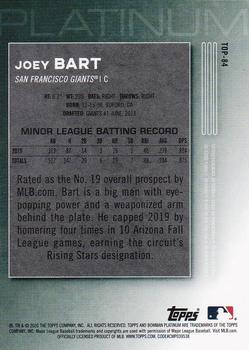 2020 Bowman Platinum - Top Prospects #TOP-84 Joey Bart Back
