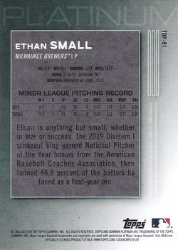 2020 Bowman Platinum - Top Prospects #TOP-91 Ethan Small Back