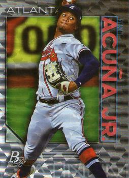 2020 Bowman Platinum - Icy #62 Ronald Acuña Jr. Front
