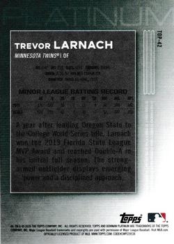 2020 Bowman Platinum - Top Prospects Icy #TOP-42 Trevor Larnach Back