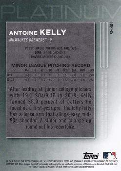 2020 Bowman Platinum - Top Prospects Chartreuse #TOP-45 Antoine Kelly Back