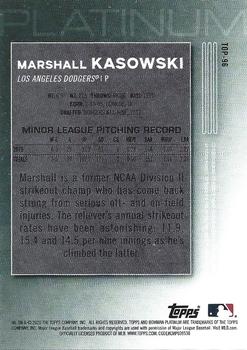 2020 Bowman Platinum - Top Prospects Red #TOP-96 Marshall Kasowski Back