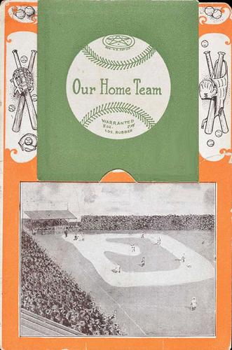 1908 Art Post Card Company Our Home Team #NNO Detroit Tigers Players Front