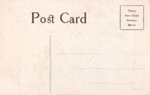 1908 American League Publishing Co. Postcards (PC770) #NNO Charles Berger Back
