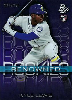 2020 Bowman Platinum - Renowned Rookies Purple #RR-10 Kyle Lewis Front