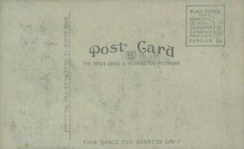 1908 Chicago $-Shield Postcards #NNO Mordecai Brown Back