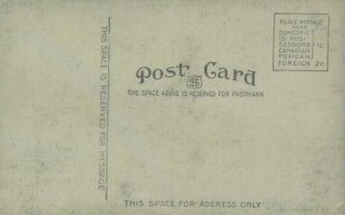 1908 Chicago $-Shield Postcards #NNO Joe Tinker Back
